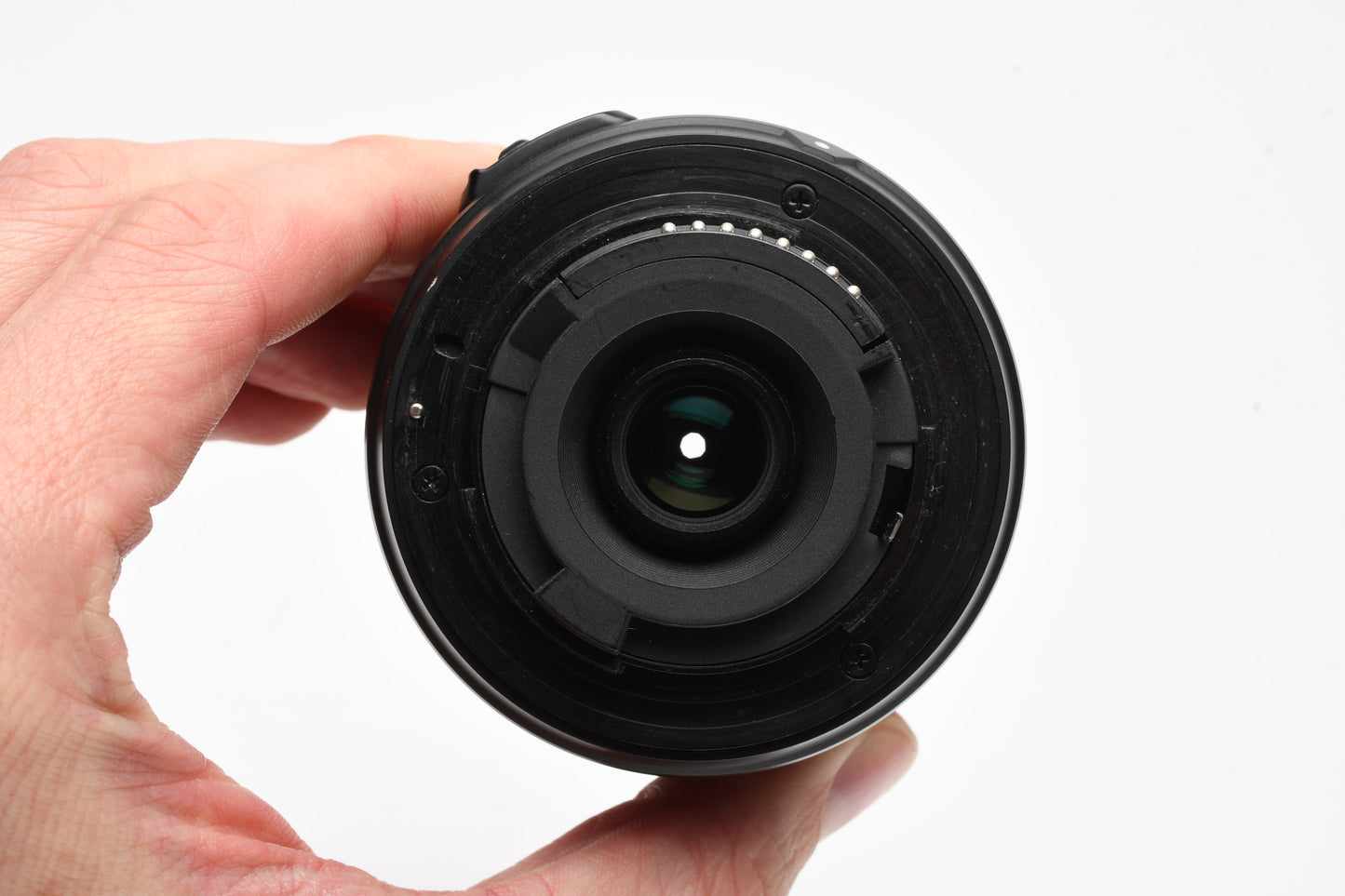 Nikon AFS Nikkor 55-200mm F4-5.6G ED DX VR zoom lens, caps, hood, Nice