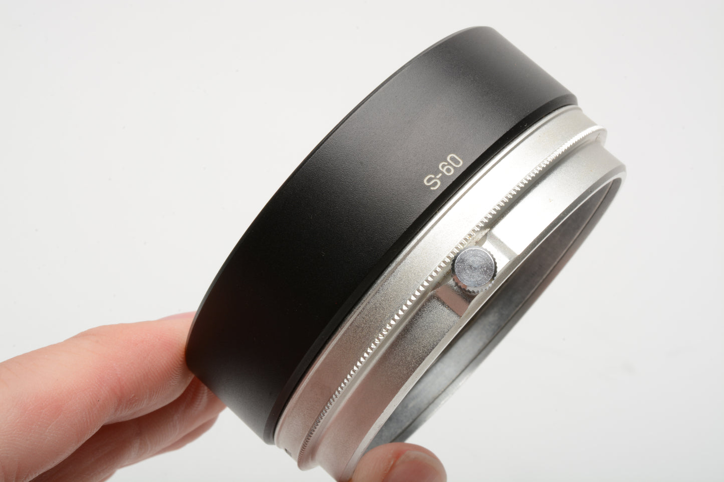 Canon S-60 metal lens hood For FL 58mm 55mm F1.2 50mm F1.4 Mint-