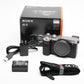 Sony A7C ILCE-7C Digital camera (Silver), barely used, only 4673 Acts! Boxed