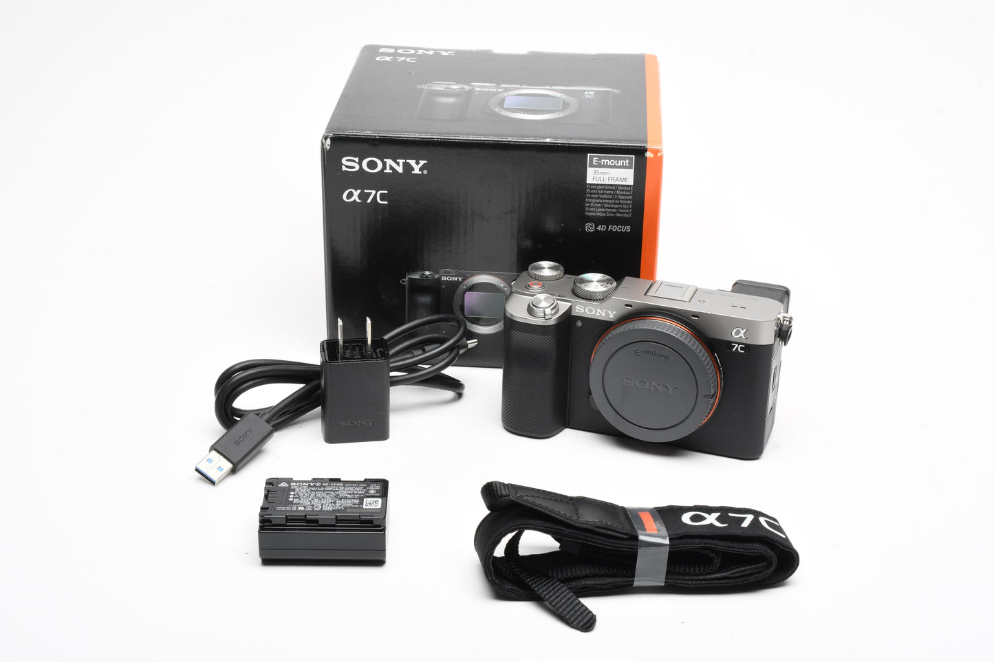 Sony A7C ILCE-7C Digital camera (Silver), barely used, only 4673 Acts! Boxed
