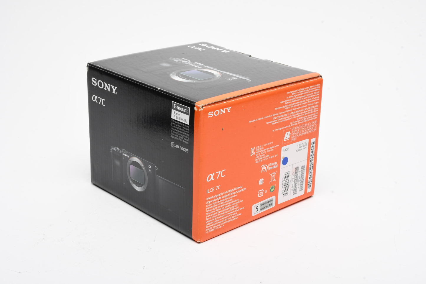 Sony A7C ILCE-7C Digital camera (Silver), barely used, only 4673 Acts! Boxed