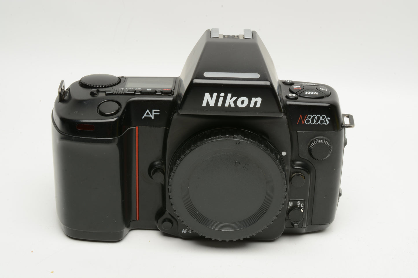 Nikon N8008s 35mm SLR Body, cap, tested, Good!