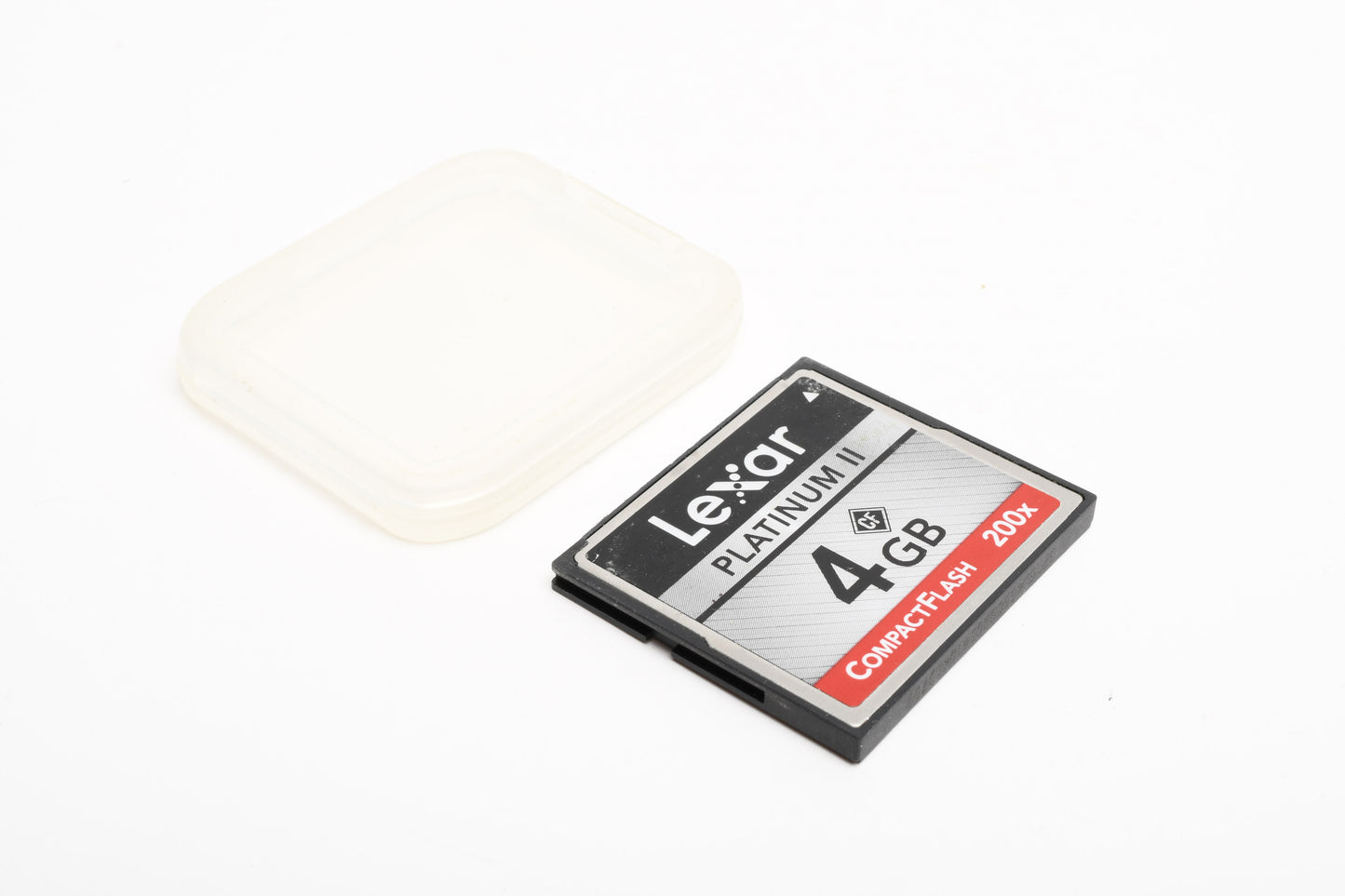 Lexar Platinum II 4GB CF Compact Flash card 200X in jewel case