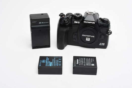 Olympus OM-D E-M1 Mark III Mirrorless Body, 45,911 Acts, 2X Batts, Nice!