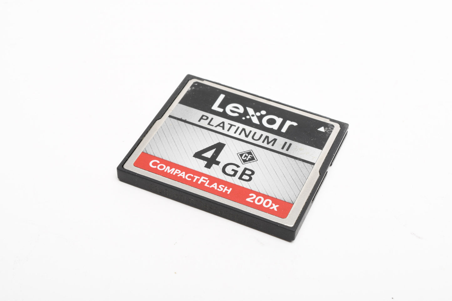 Lexar Platinum II 4GB CF Compact Flash card 200X in jewel case