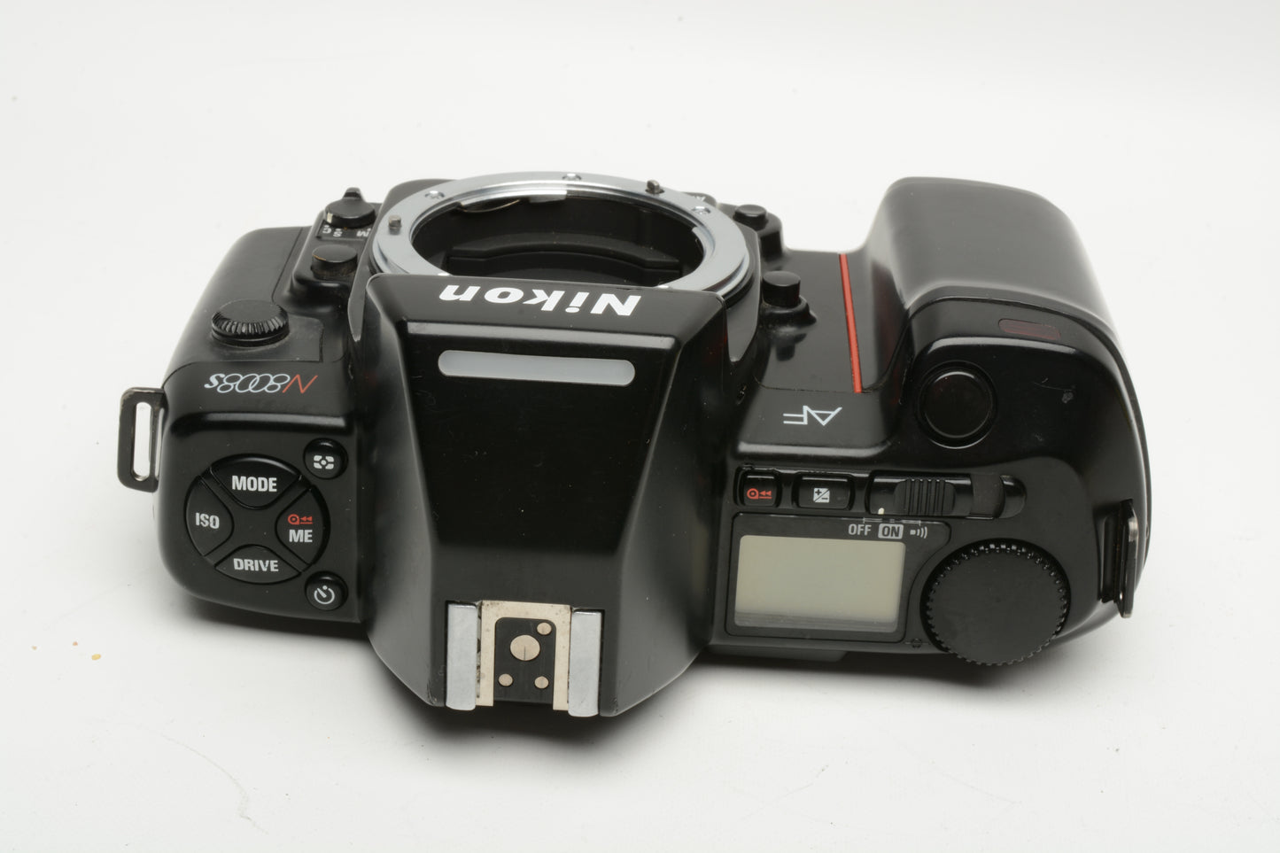 Nikon N8008s 35mm SLR Body, cap, tested, Good!