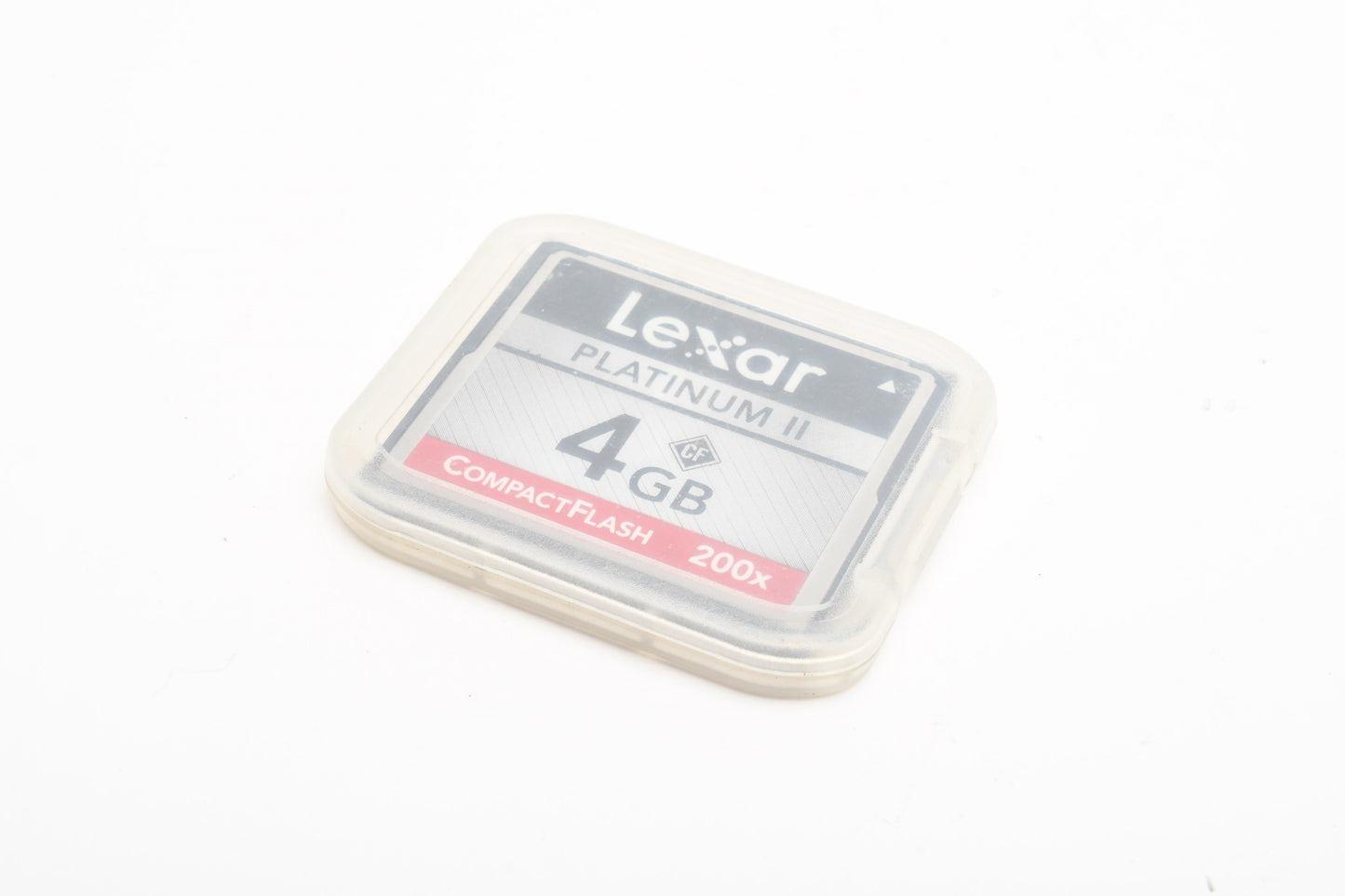 Lexar Platinum II 4GB CF Compact Flash card 200X in jewel case
