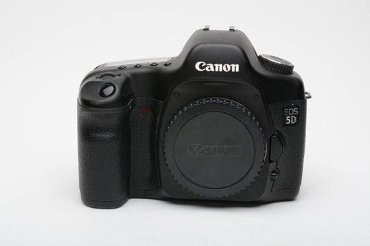 Canon EOS 5D 12.3MP DSLR Camera Body, 2batts, Dual charger, Very clean!