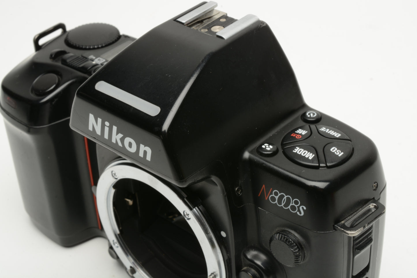 Nikon N8008s 35mm SLR Body, cap, tested, Good!