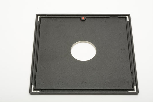 Sinar Lens Board 5.5" square w/Copal 0 Opening for 4x5 camera