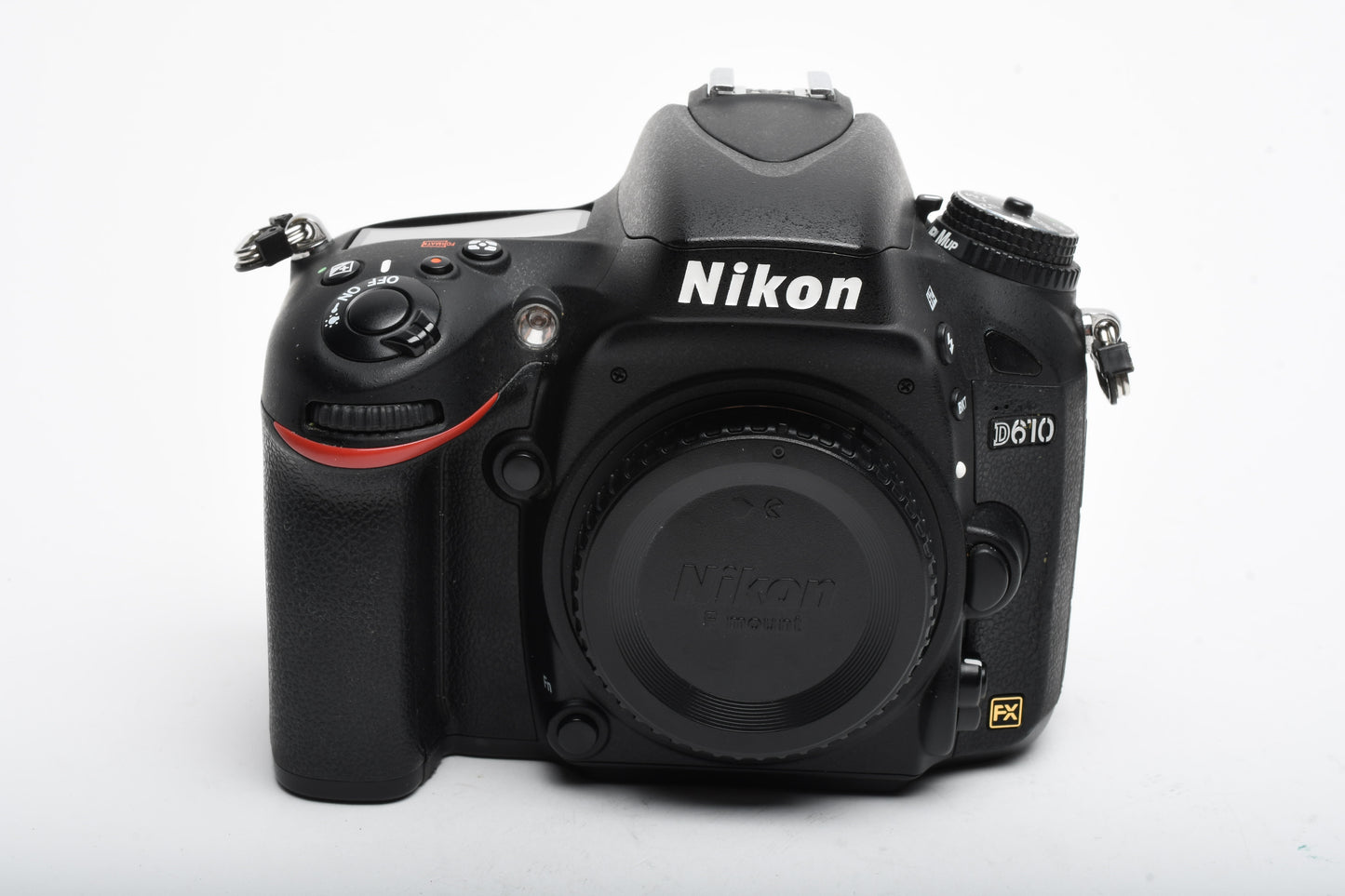 Nikon D610 DSLR Body w/battery, charger, strap, 62K Acts, Nice!