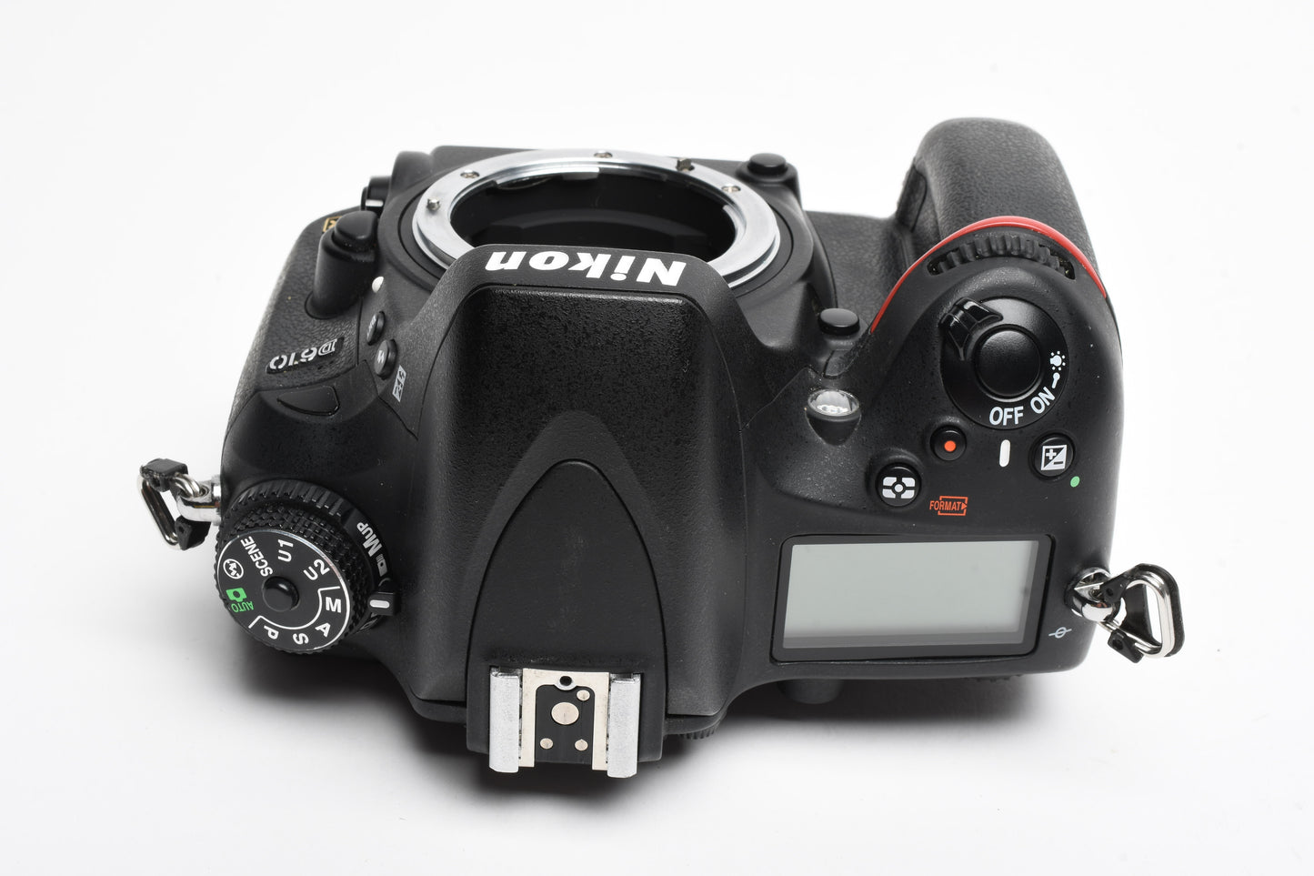 Nikon D610 DSLR Body w/battery, charger, strap, 62K Acts, Nice!