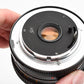 Konica Hexar 28mm f3.5 wide angle lens w/Skylight, Hood, Caps, Cases