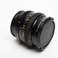 Konica Hexar 28mm f3.5 wide angle lens w/Skylight, Hood, Caps, Cases