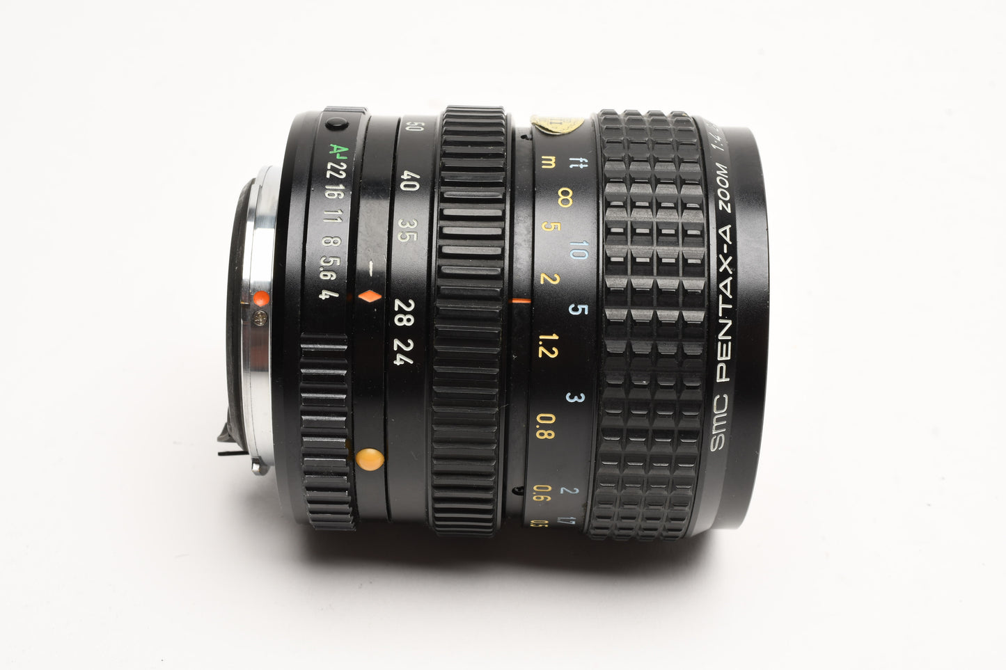 Pentax-A SMC 24-50mm f4 PK Mount zoom lens, caps, Great