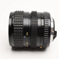 Pentax-A SMC 24-50mm f4 PK Mount zoom lens, caps, Great