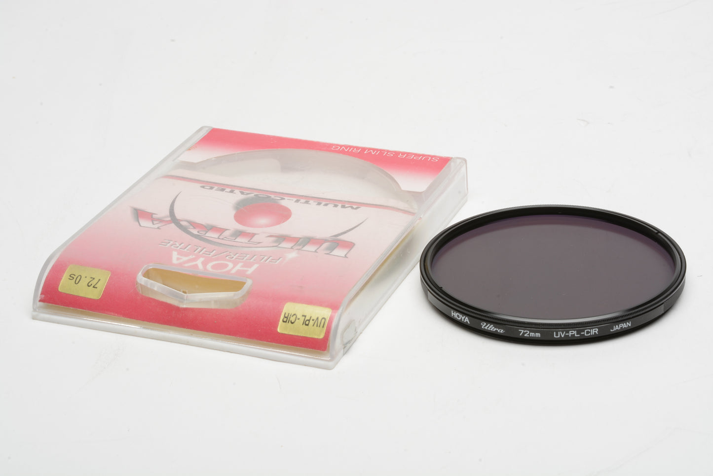 Hoya Ultra 72mm UV PL Circular Polarizing combo filter in jewel case