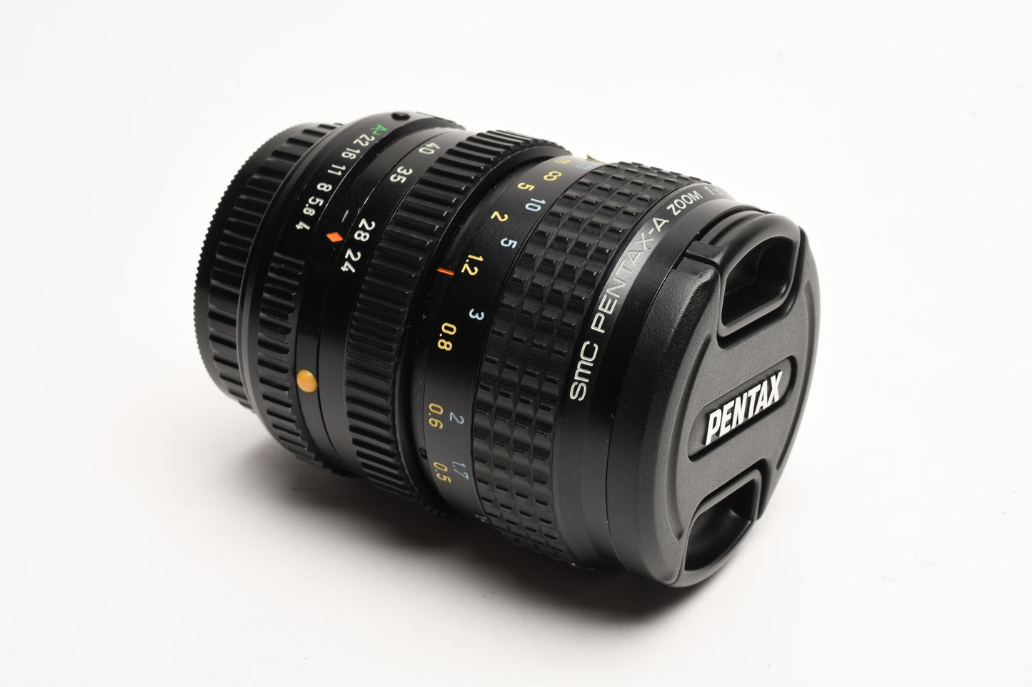 Pentax-A SMC 24-50mm f4 PK Mount zoom lens, caps, Great