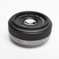 Panasonic Lumix 20mm f1.7 G lens, Very clean, w/Pouch + Hood
