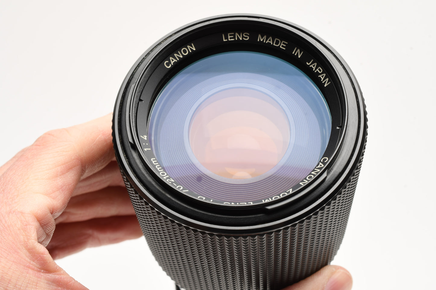 Canon FD 70-210mm f4 zoom lens, caps, UV, smooth, Nice!!