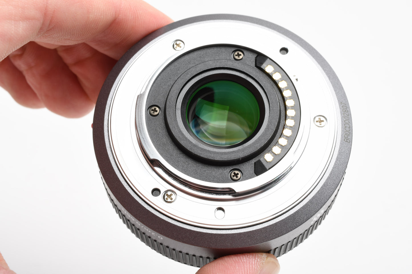 Panasonic Lumix 20mm f1.7 G lens, Very clean, w/Pouch + Hood