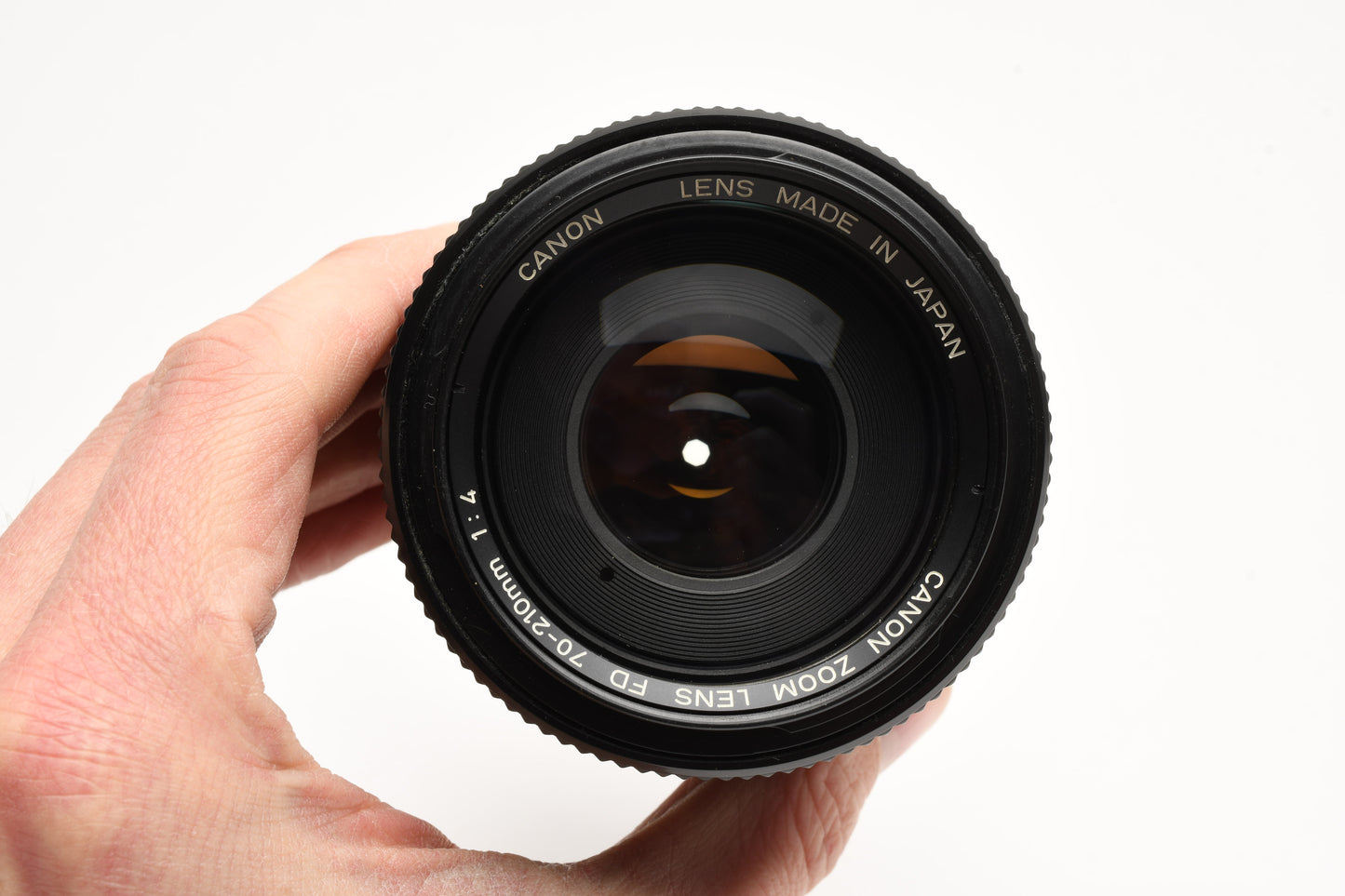 Canon FD 70-210mm f4 zoom lens, caps, UV, smooth, Nice!!