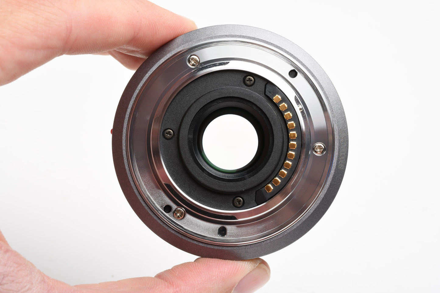 Panasonic Lumix 20mm f1.7 G lens, Very clean, w/Pouch + Hood