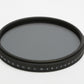 Heliopan ES77 Pol 2.5X Circular Polarizing filter in jewel case, Mint-