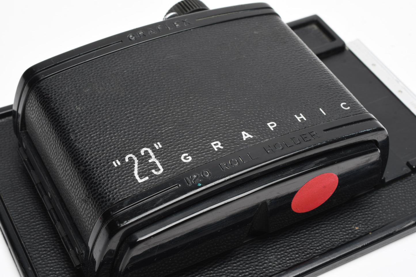 Graphlex Graphic 23 2 1/4 x 3 1/4 4x5 film back, Tested, Great