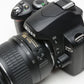 Nikon D40 DSLR body w/Nikkor 18-55mm f3.5-5.6G ED II, batt+charger+SD, 5686 Acts!