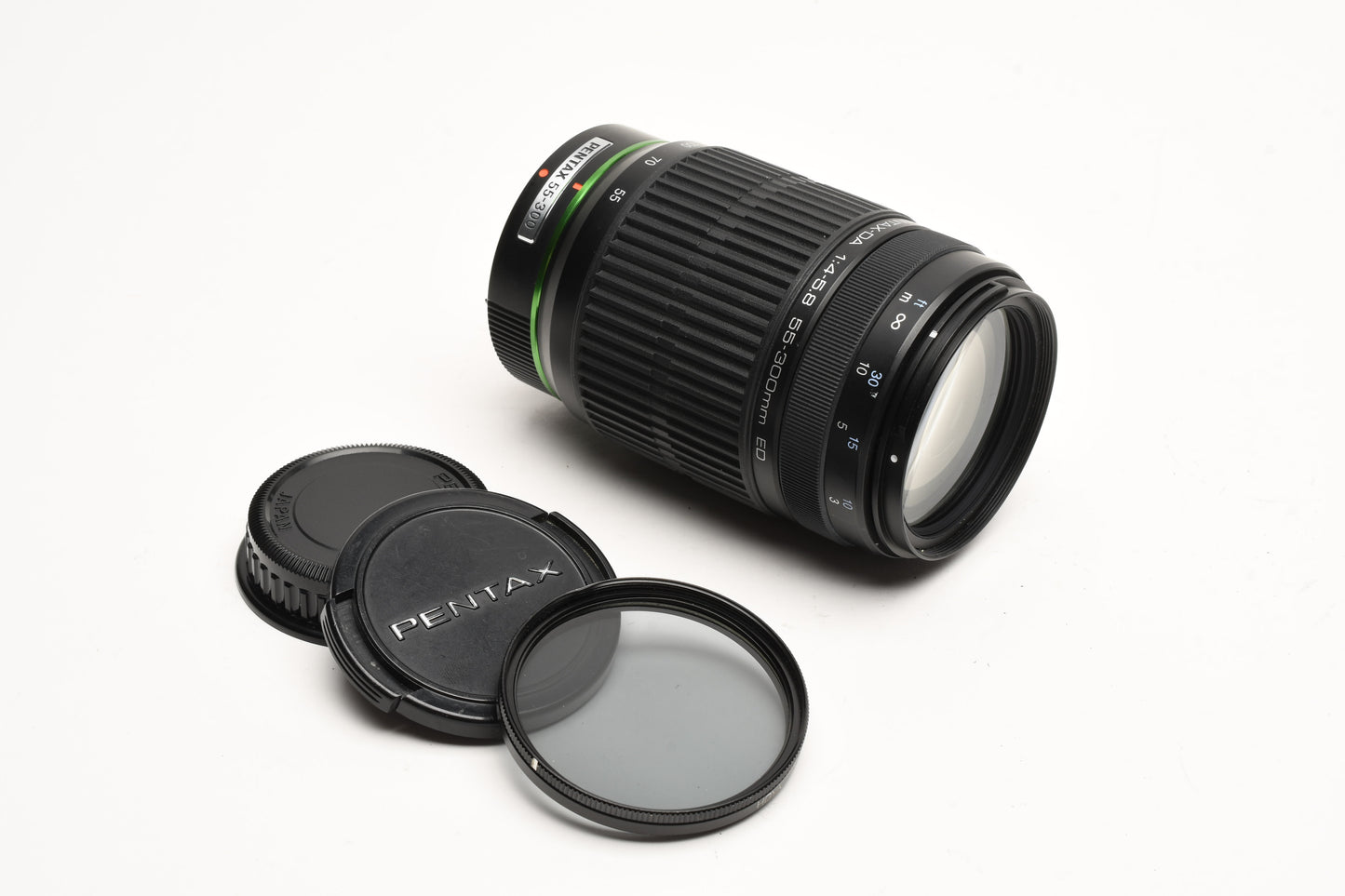 Pentax SMC-DA 55-300mm f4-5.8 ED Tele zoom lens, PL filter, Great!