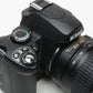 Nikon D40 DSLR body w/Nikkor 18-55mm f3.5-5.6G ED II, batt+charger+SD, 5686 Acts!