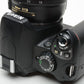 Nikon D40 DSLR body w/Nikkor 18-55mm f3.5-5.6G ED II, batt+charger+SD, 5686 Acts!