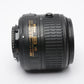 Nikon AF-S 18-55mm f3.5-5.6G II compact zoom lens, caps, Mint-