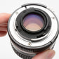 Nikon Nikkor Ai-s 35mm f2 Wide Angle prime lens, Caps+L1Bc, Mint-