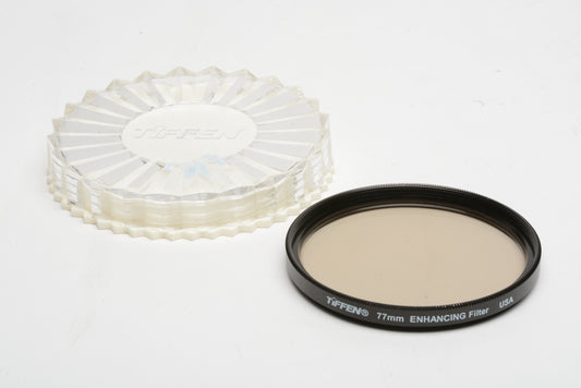 Tiffen 77mm Enhancing Filter in jewel case, Mint-