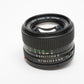 Canon 50mm f1.4 N FD mount lens, very clean and sharp, caps + Canon UV