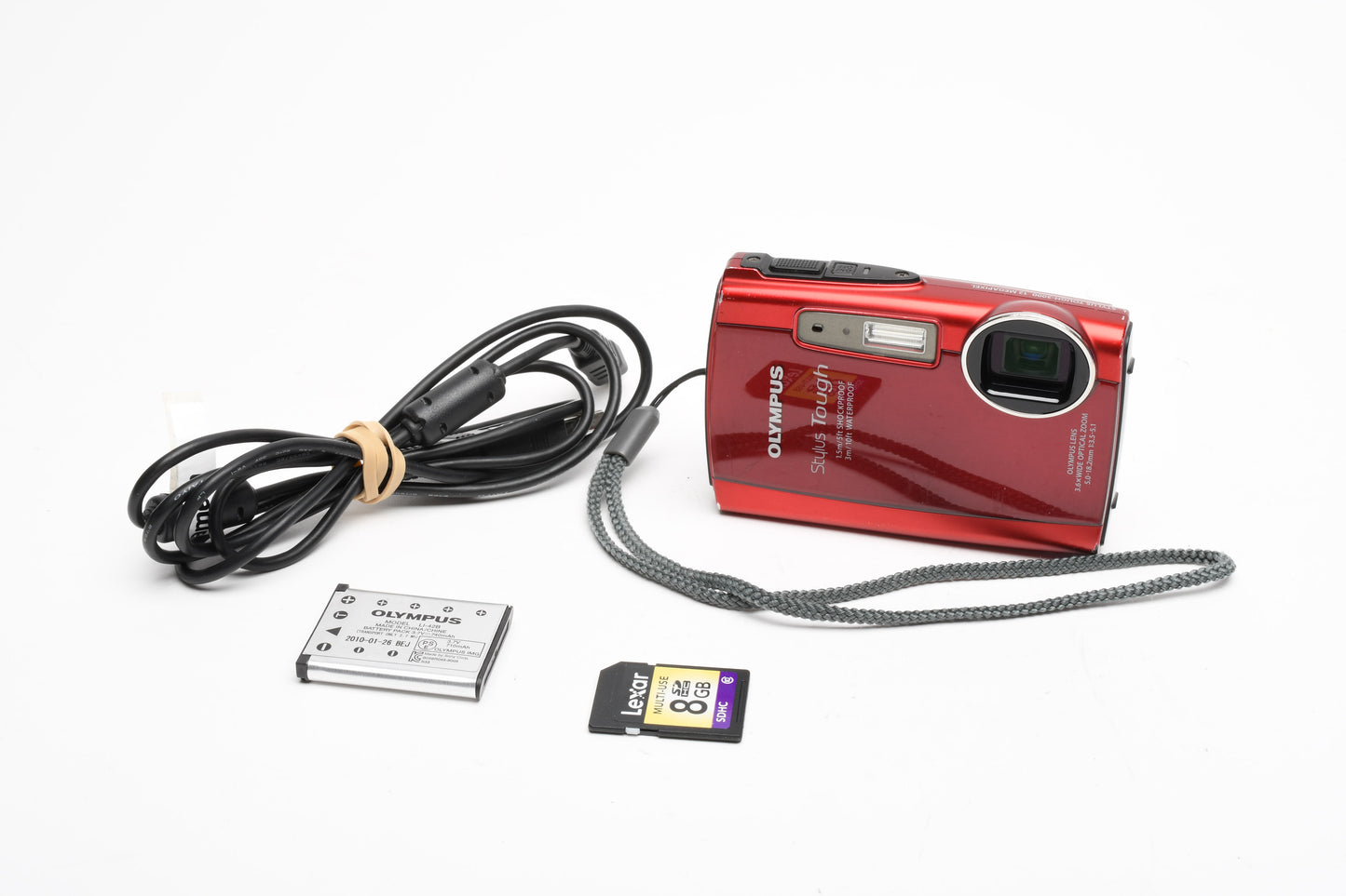 Olympus Tough 3000 12MP digital Point&Shoot camera (Red), Tested