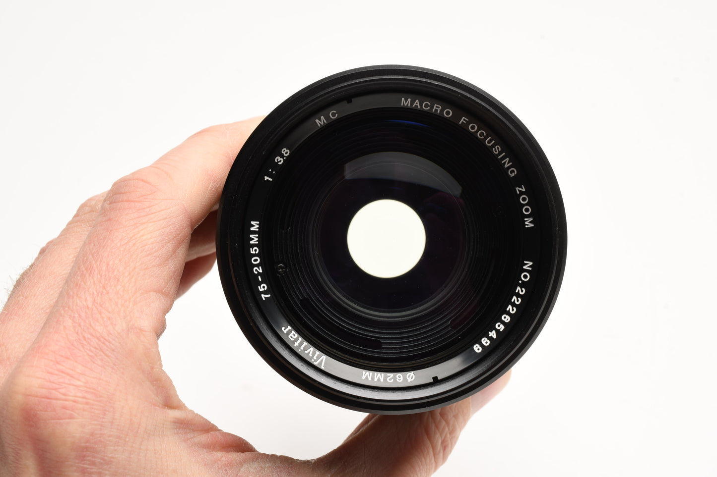 Vivitar 75-205mm f3.8 zoom lens, caps, UV, smooth, Canon FD Nice!!