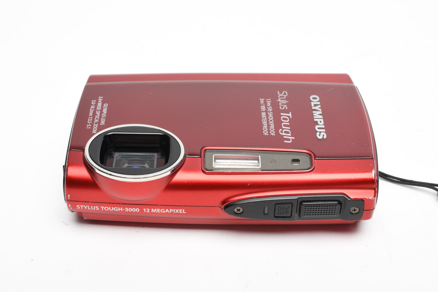 Olympus Tough 3000 12MP digital Point&Shoot camera (Red), Tested