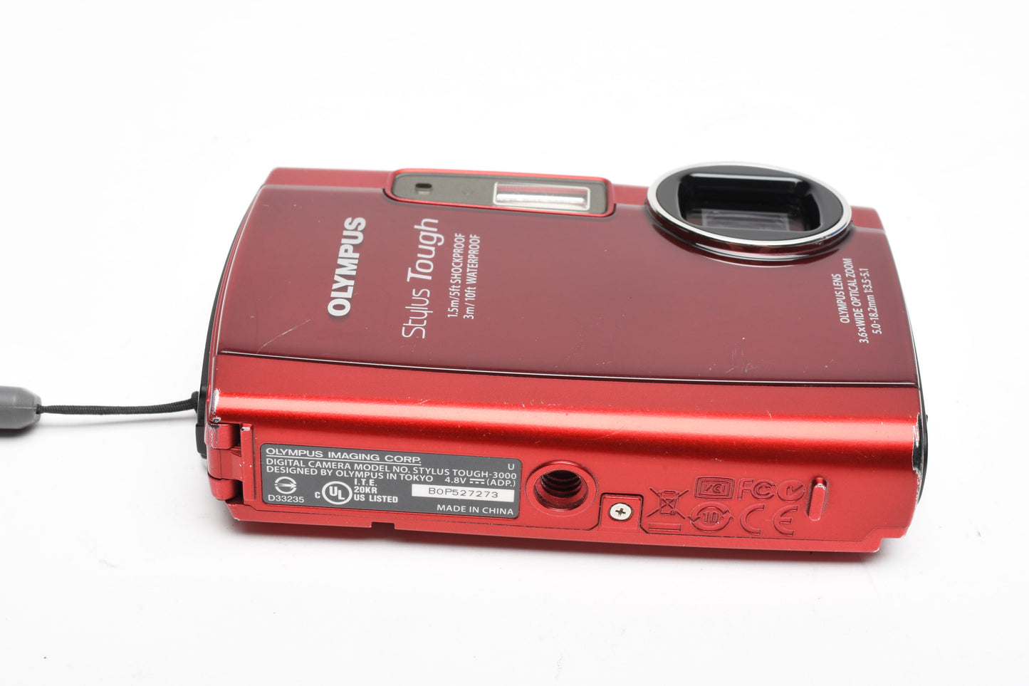 Olympus Tough 3000 12MP digital Point&Shoot camera (Red), Tested