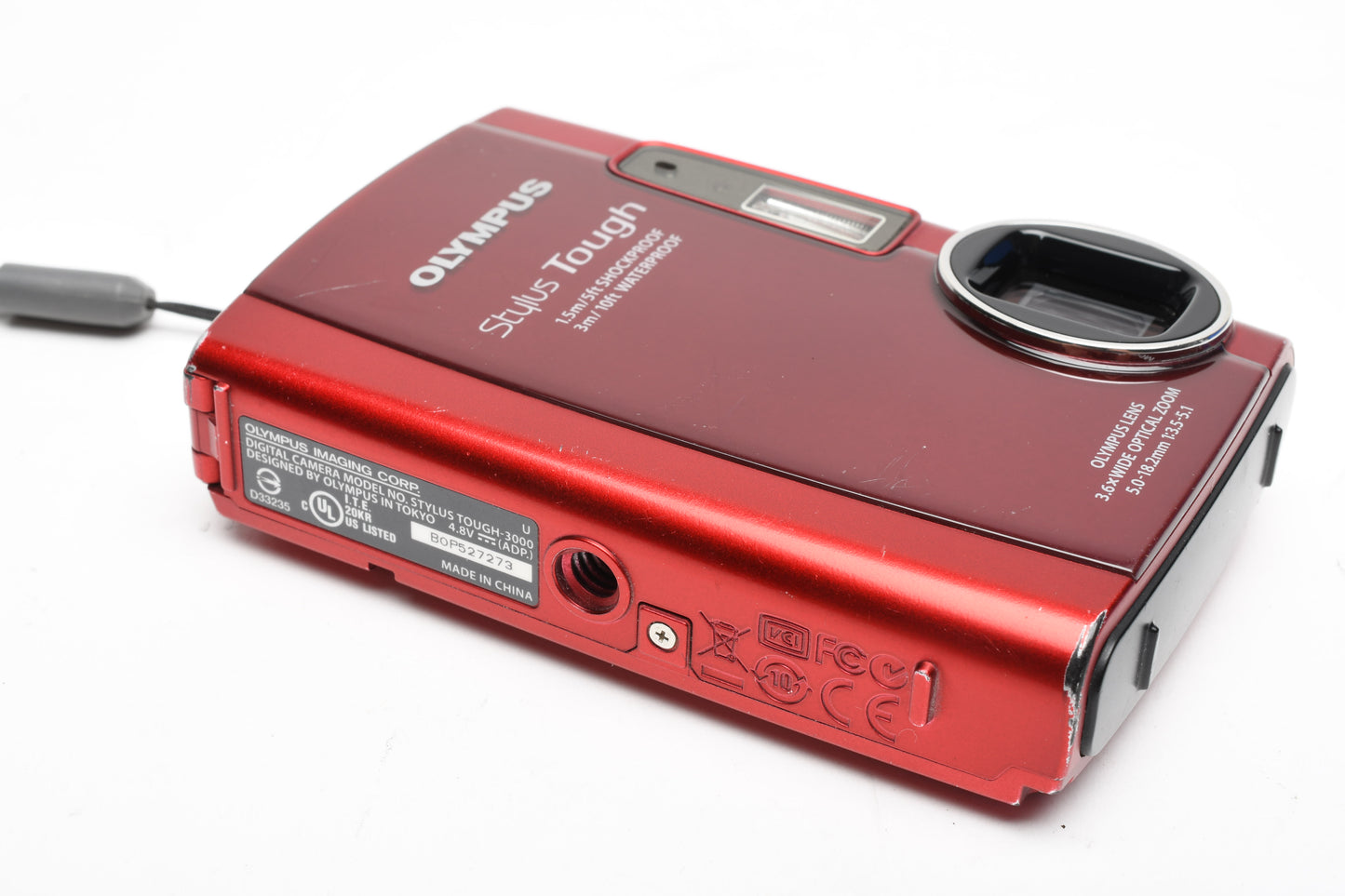 Olympus Tough 3000 12MP digital Point&Shoot camera (Red), Tested