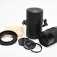 Konica Hexanon AR 35-70mm f3.5 Zoom Lens, Case, Hood, Sky, Great!