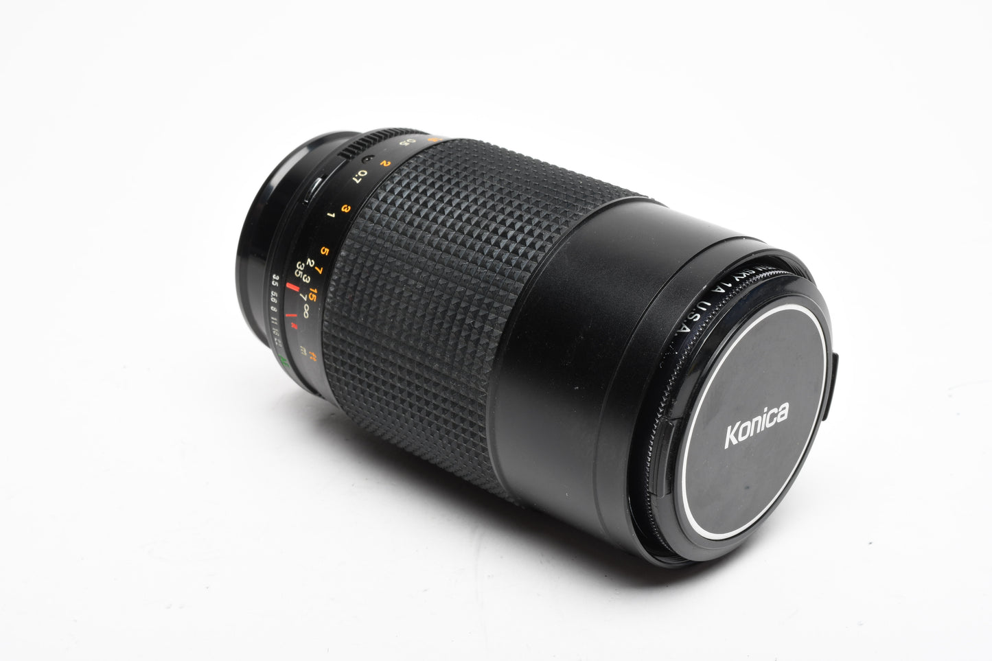 Konica Hexanon AR 35-70mm f3.5 Zoom Lens, Case, Hood, Sky, Great!