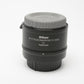 Nikon AF-S Teleconverter TC-20EIII 2x w/Caps, Mint-