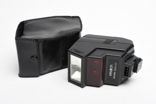 Minolta Maxxum AF 2800AF flash, case, tested, Clean