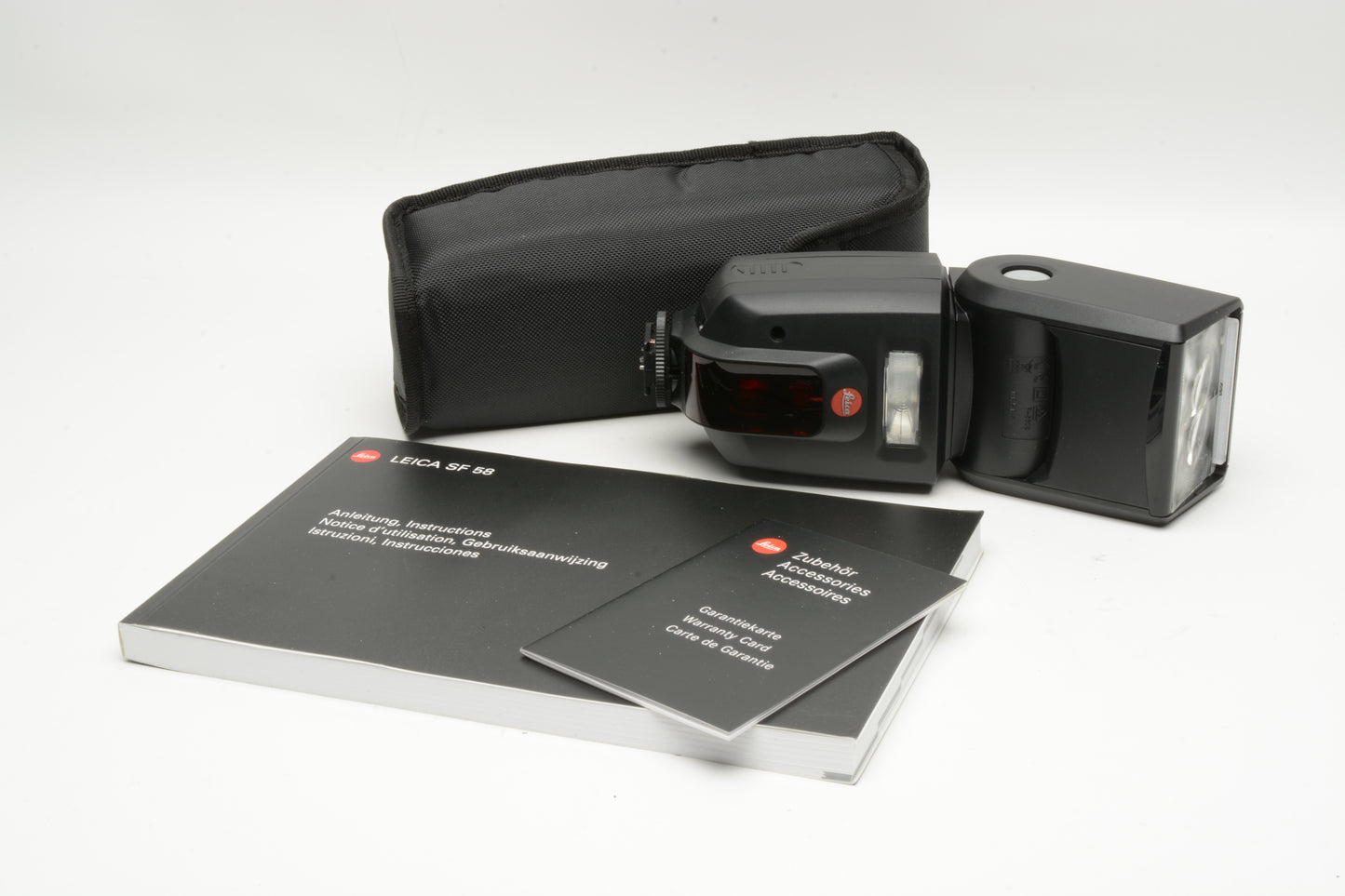 Leica SF 58 Electronic Flash, Mint, w/case+manuals