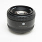 Nikon AF Nikkor 50mm f1.4D prime lens, very clean, nice prime lens w/caps