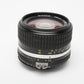 Nikon Nikkor Ai-s 28mm f2.8 Wide Angle prime lens, Caps+Box Mint-