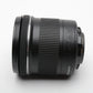 Canon EFS 10-18mm f4.5-5.6 IS STM Zoom Lens, w/Caps